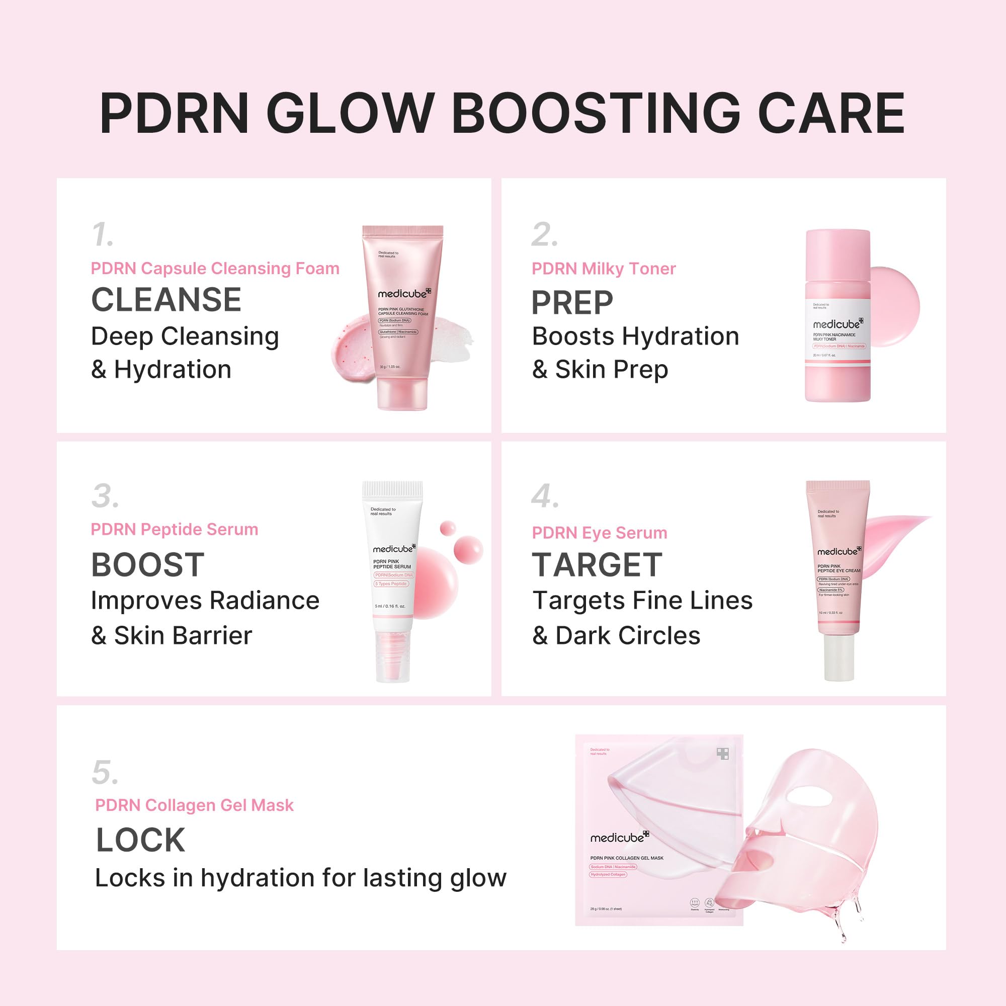 medicube serum dropper detail highlighting concentrated glow benefit