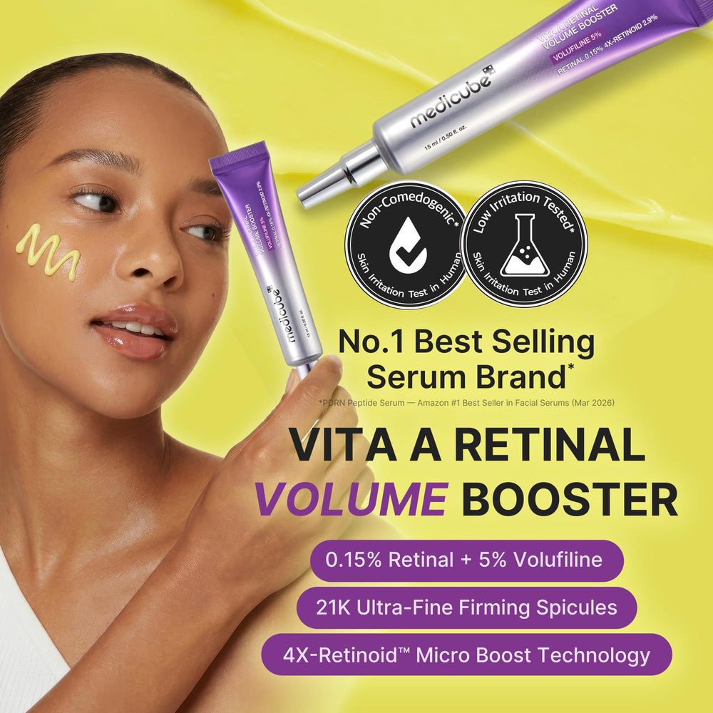 medicube pipette dispensing serum to highlight smooth texture benefit