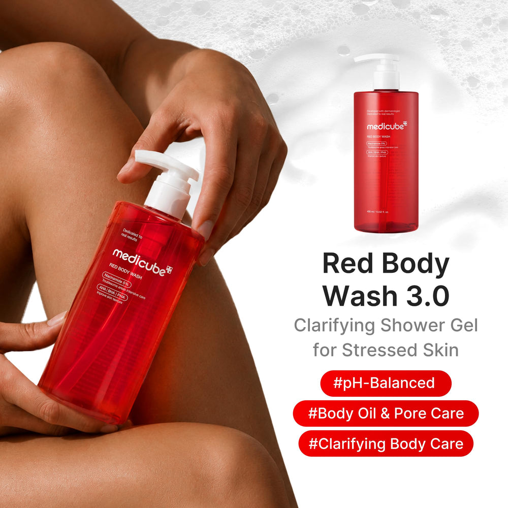 medicube back label with ingredients list for transparency and safety