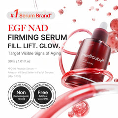 medicube serum pump and cap detail highlighting easy dispensing benefit