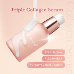 medicube serum texture closeup displaying lightweight, fast-absorbing consistency
