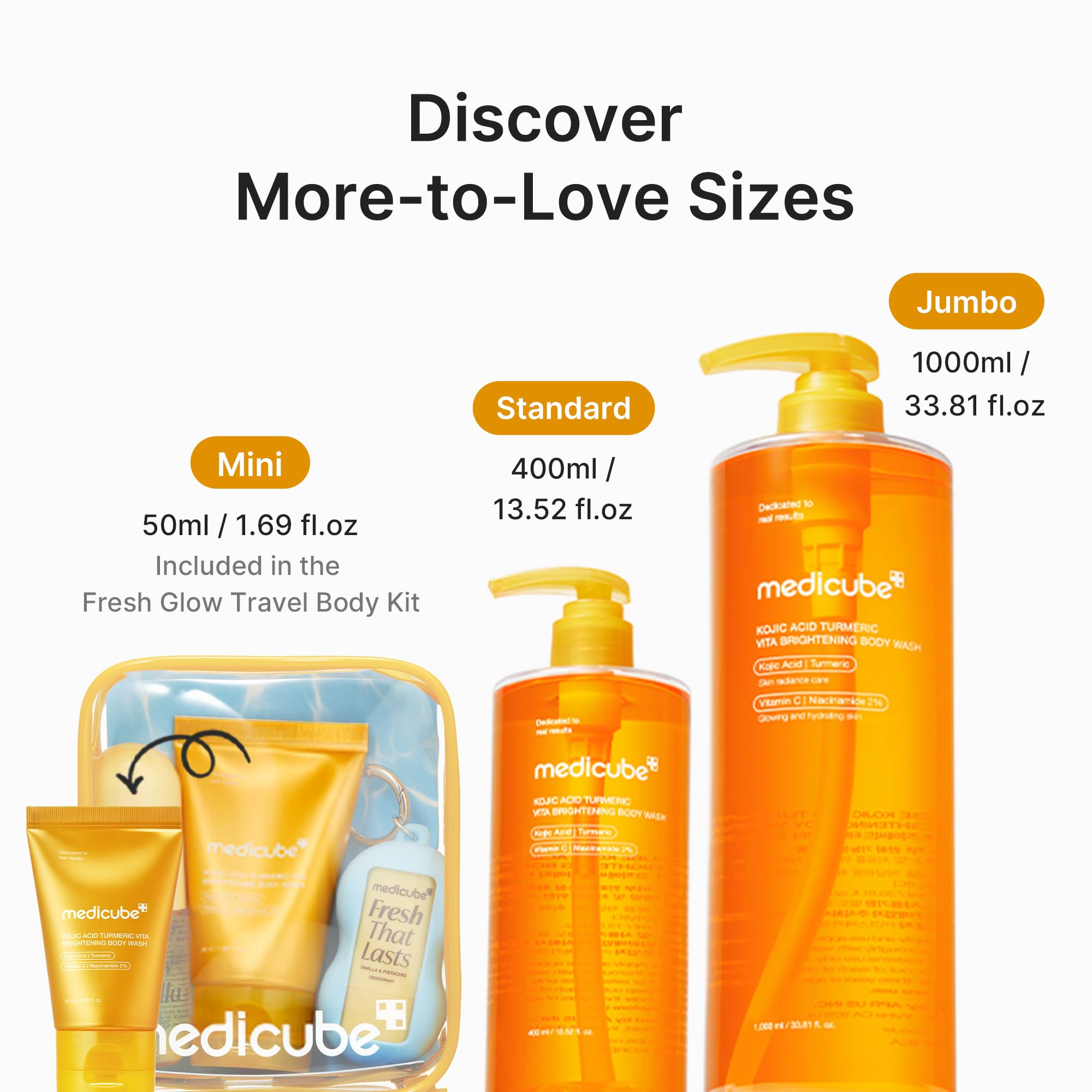 medicube demonstration applying to underarm to address uneven tone