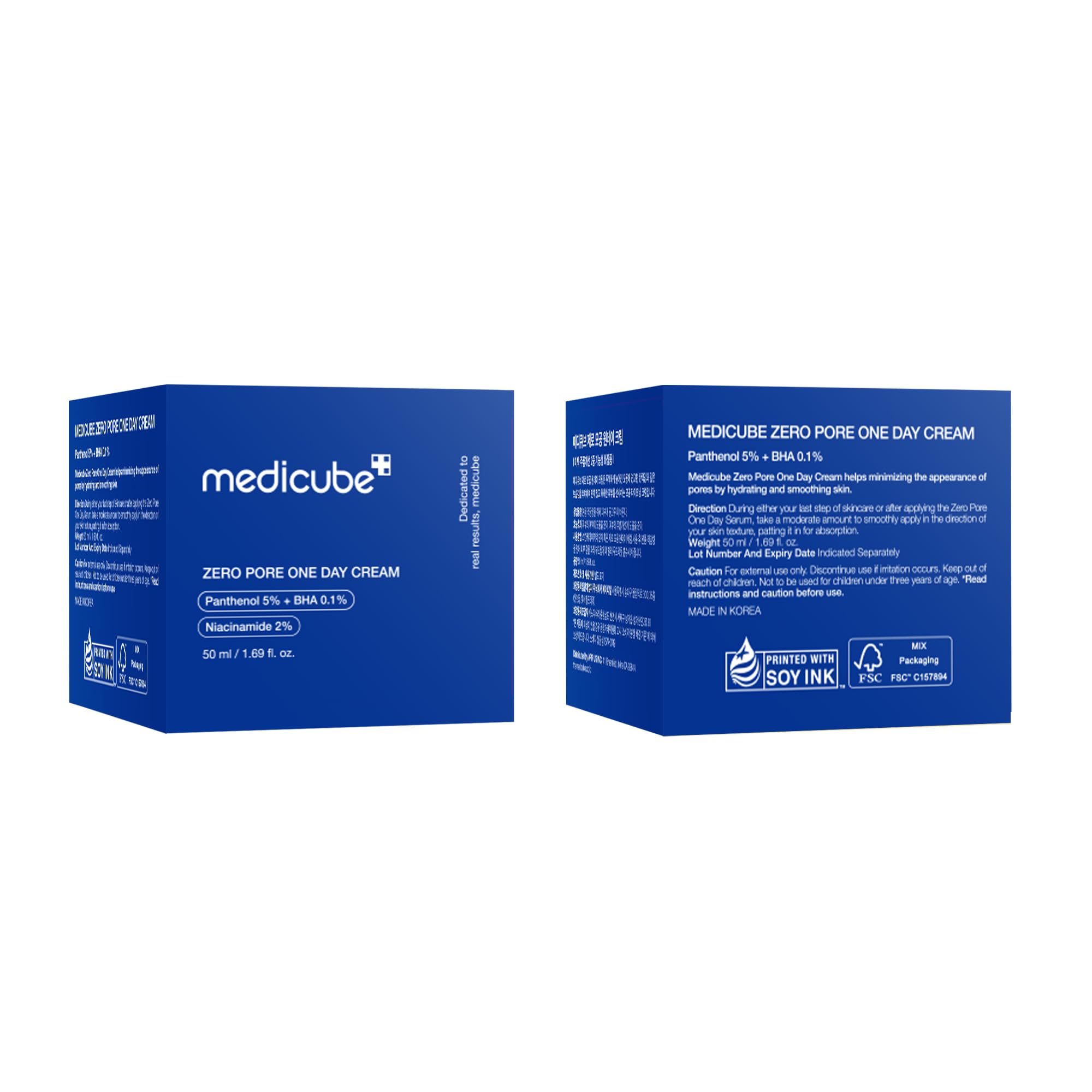 medicube jar on bathroom shelf styled to show everyday routine compatibility benefit