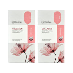 MEDIHEAL front packaging showing 20-count collagen masks and value set benefit