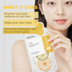 MEDIHEAL close-up of biodegradable sheet texture for smooth absorption