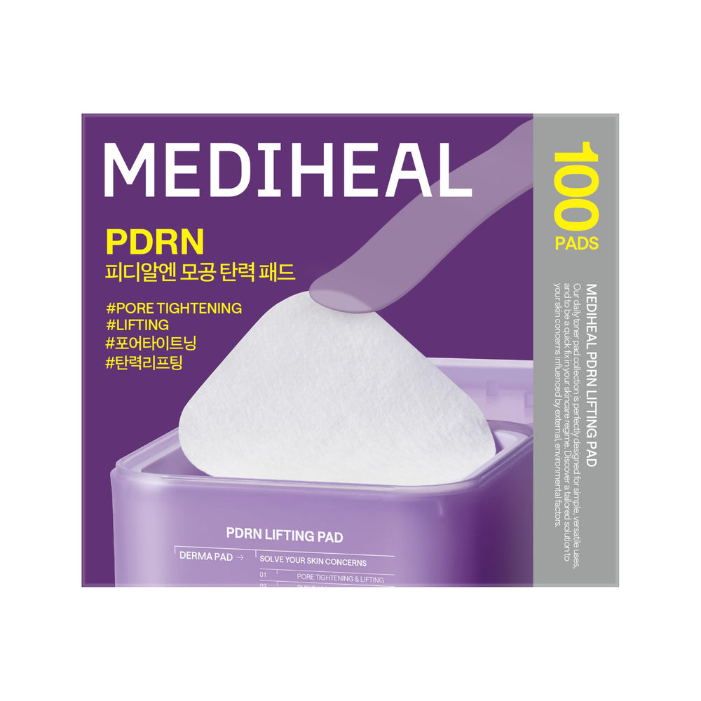 MEDIHEAL packaging held in hand for size comparison and single-use convenience