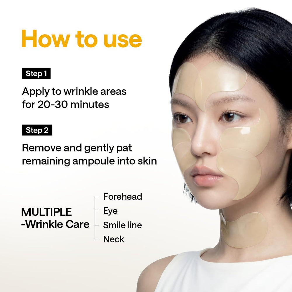 MEDIHEAL patch held in hand showing compact size and easy use