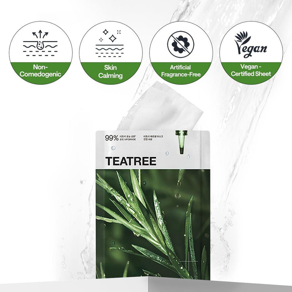 MEDIHEAL tea tree leaves and Rose of Jericho ingredient clarity benefit