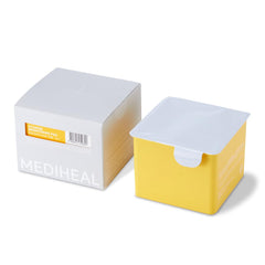 MEDIHEAL front packaging of refill pads showing product name and count, reassuring brightening benefits