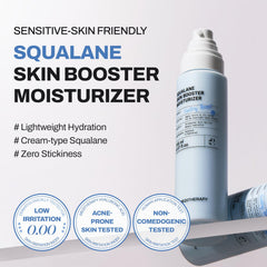 MEDITHERAPY cream texture closeup, silky non greasy hydration visually clear