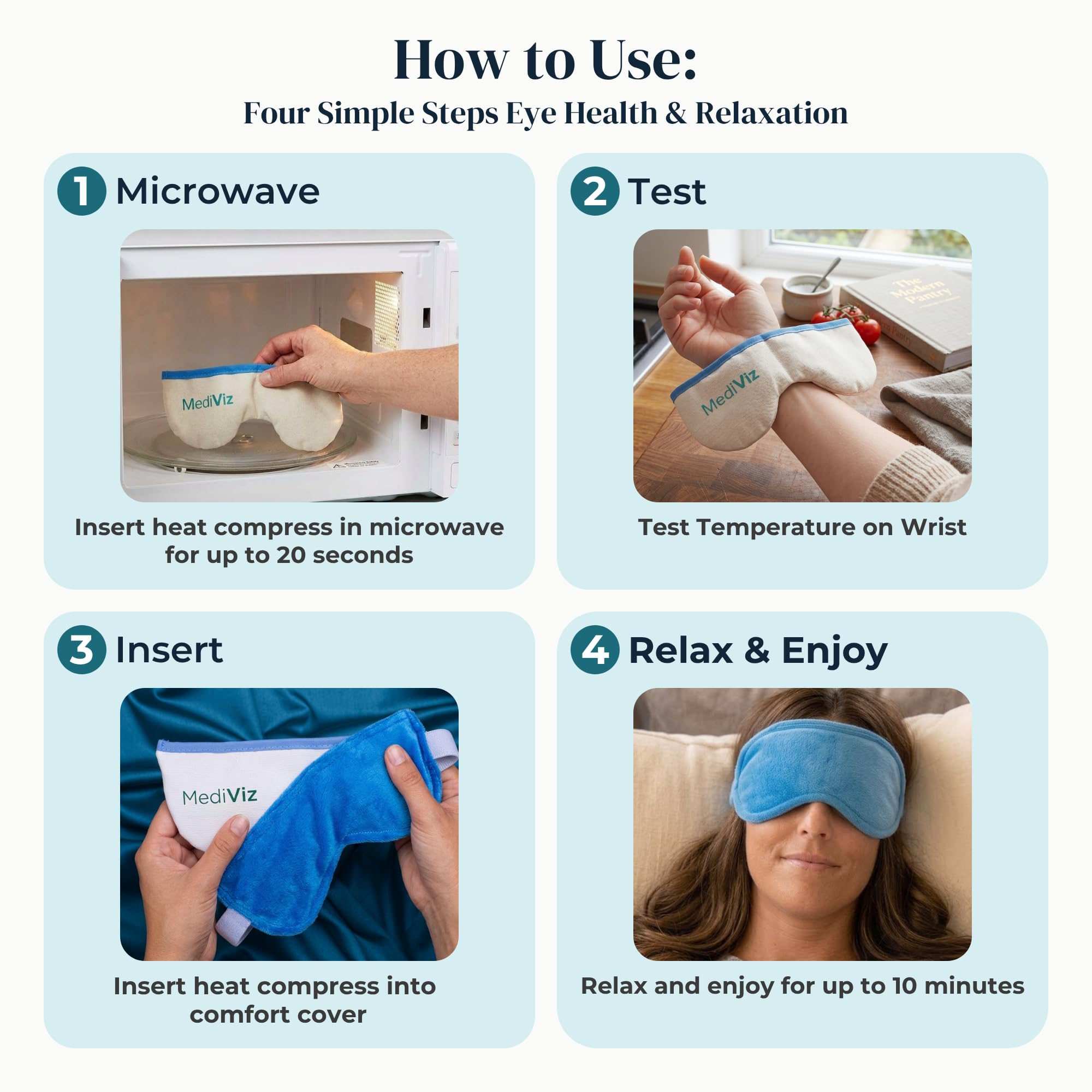 MEDIVIZ frozen mask in freezer showing cooling option for puffiness relief