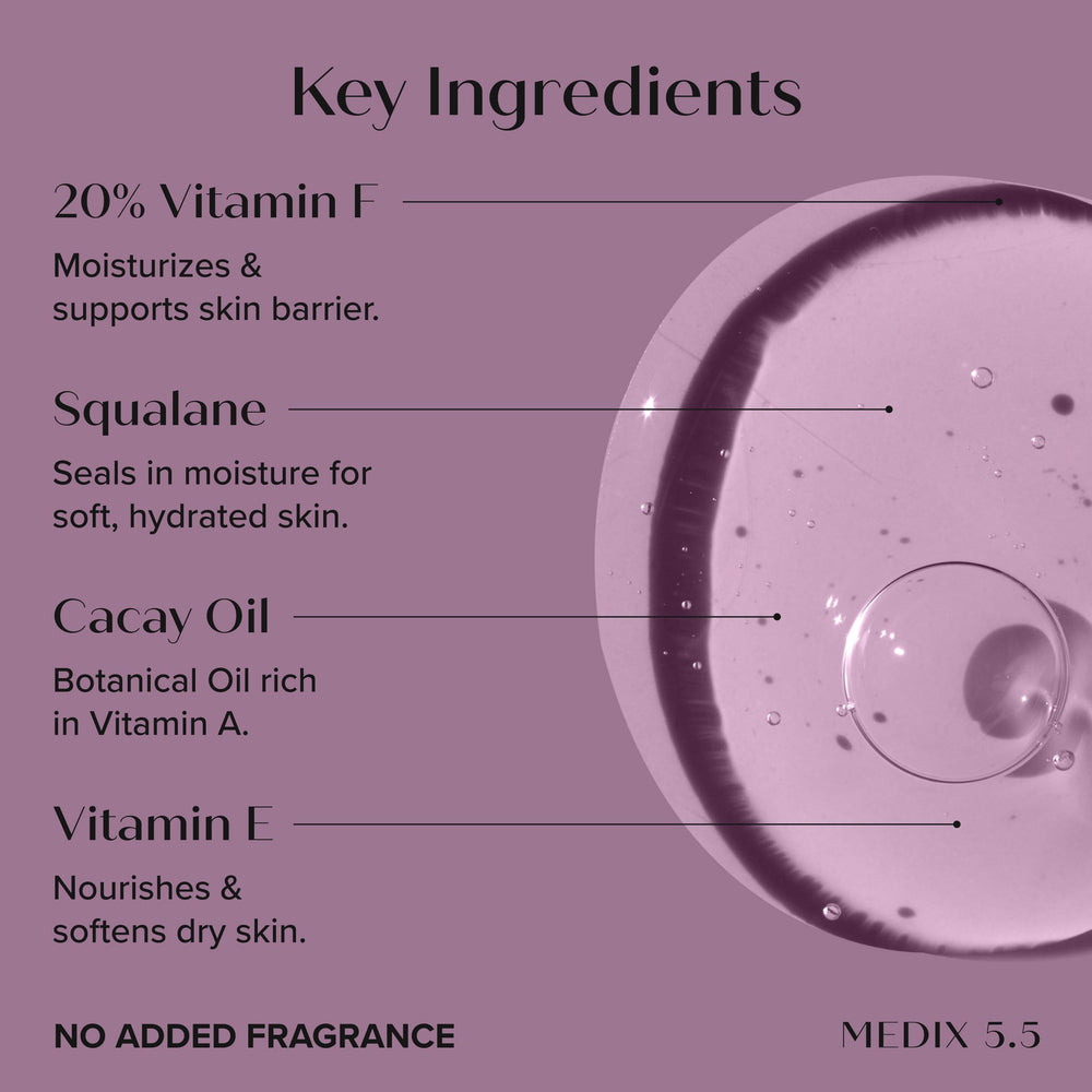 Medix 5.5 ingredient label closeup highlighting active formulations