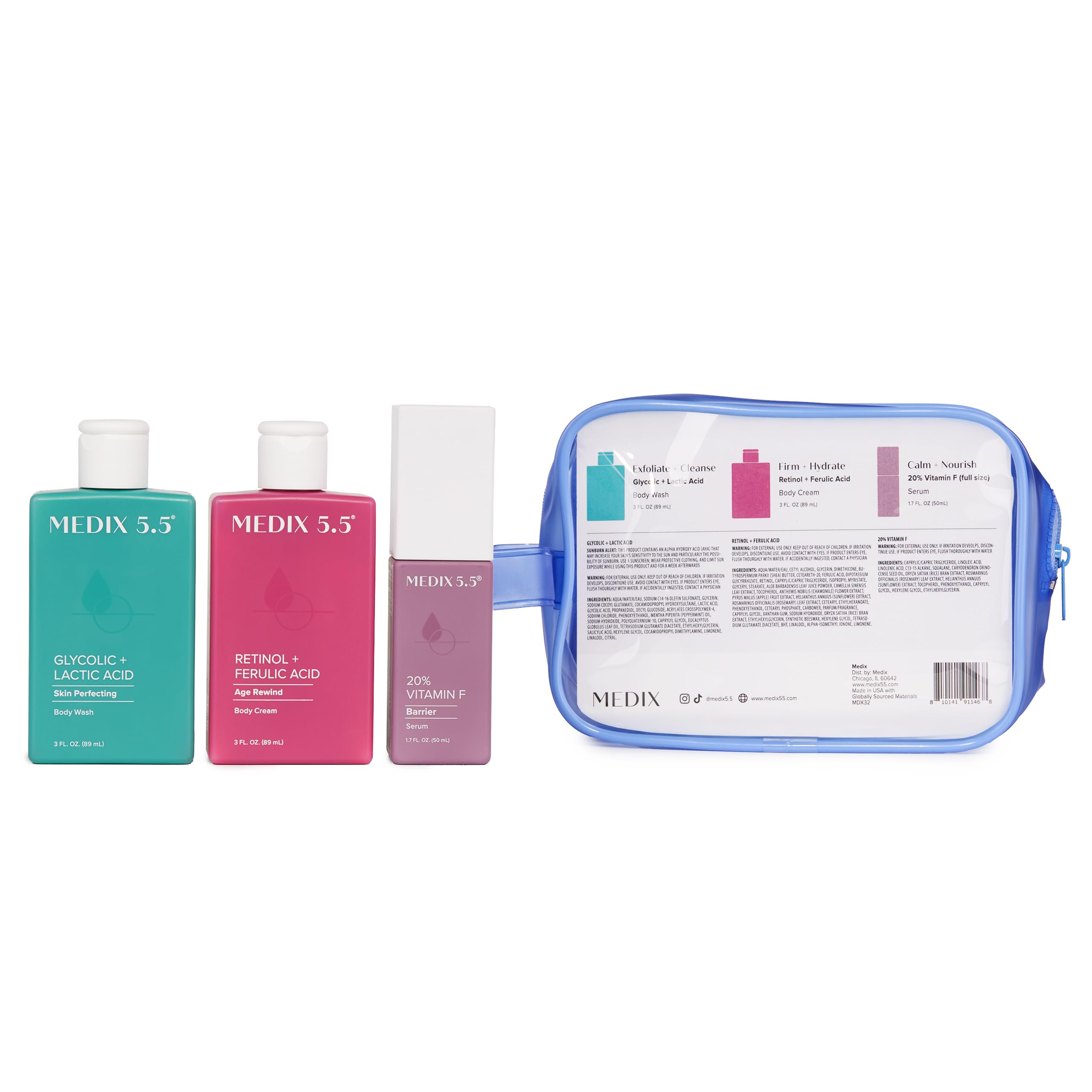 Medix 5.5 travel pouch lifestyle scene showing portability and routine ease