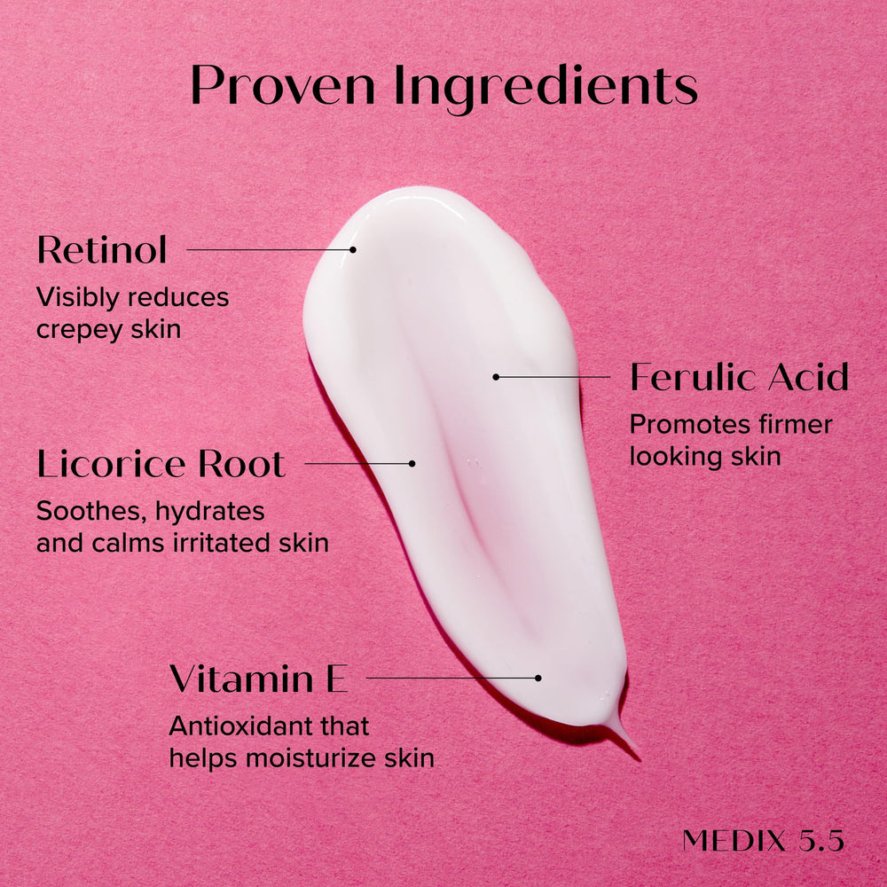 Medix 5.5 Vitamin F body oil droplet showing nourishing essential fatty acids