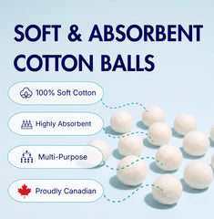 MediZONE close-up of cotton texture highlighting softness and absorbency