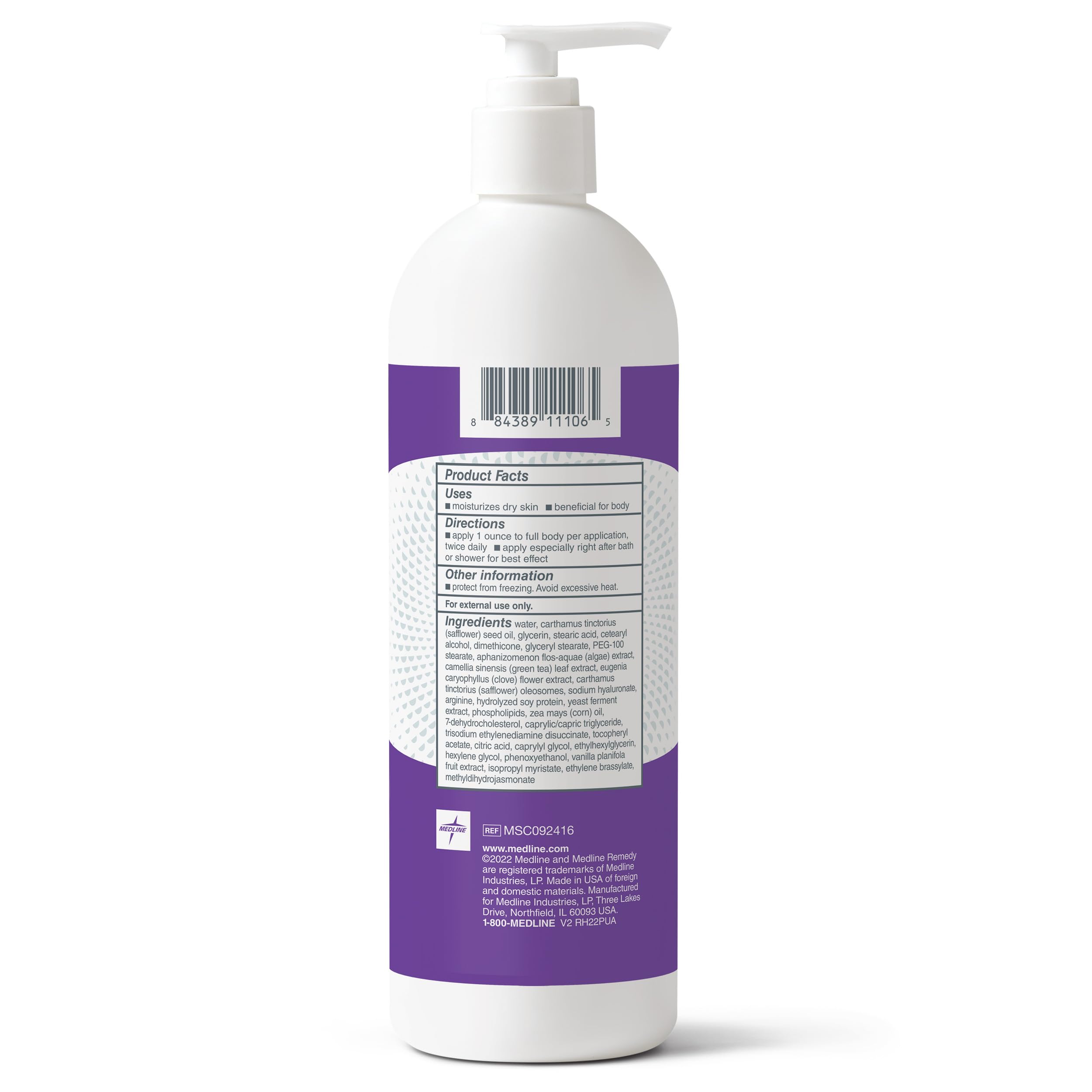 Medline Remedy on bathroom shelf in lifestyle shot showing daily routine benefit