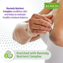 Medline Remedy cream texture close-up showing smooth, fast-absorbing benefit