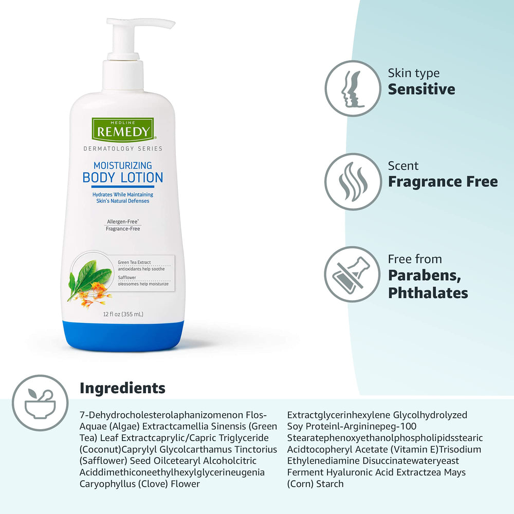 Medline Remedy bottle on bathroom shelf in lifestyle setting promoting daily routine use
