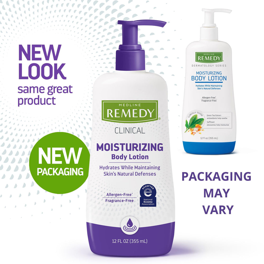 Medline Remedy cream being dispensed from pump for controlled, mess-free application benefit