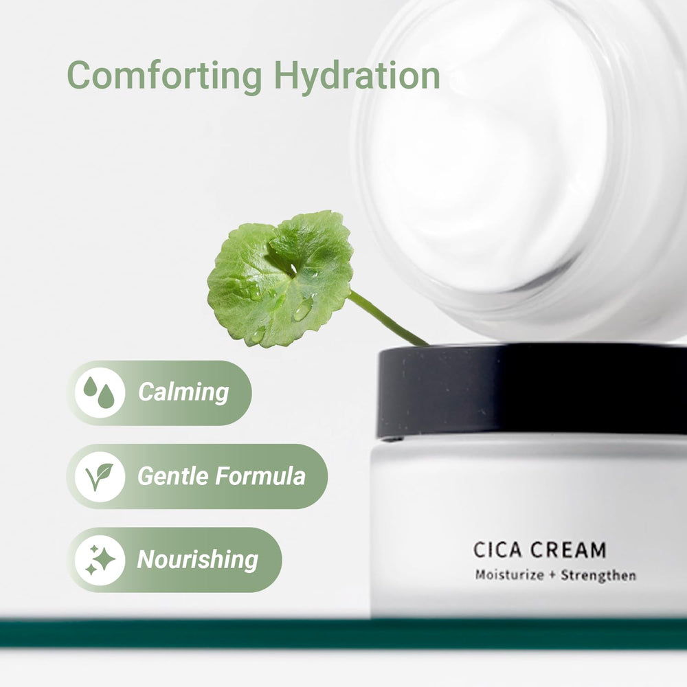 Meebak cream texture close-up highlighting lightweight hydration