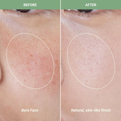 Meebak color change shown on hand blending green to beige for natural finish