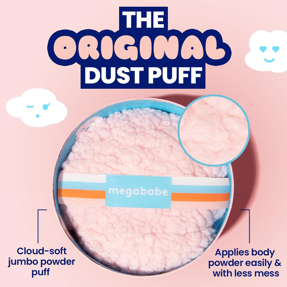 Megababe puff close-up texture highlighting ultra-soft fleece comfort