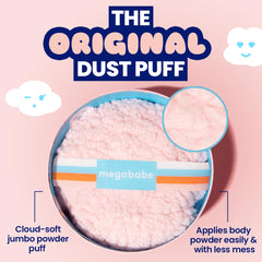 Megababe puff close-up texture highlighting ultra-soft fleece comfort