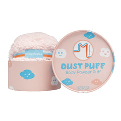 Megababe puff front packaging showing product and benefit of neat storage