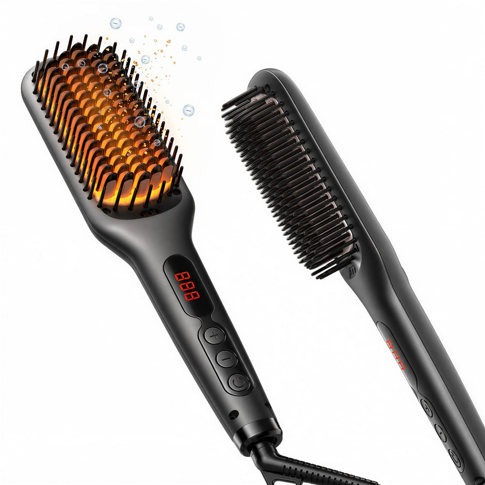 MEGAWISE front view of brush showing sleek design and fast styling benefit