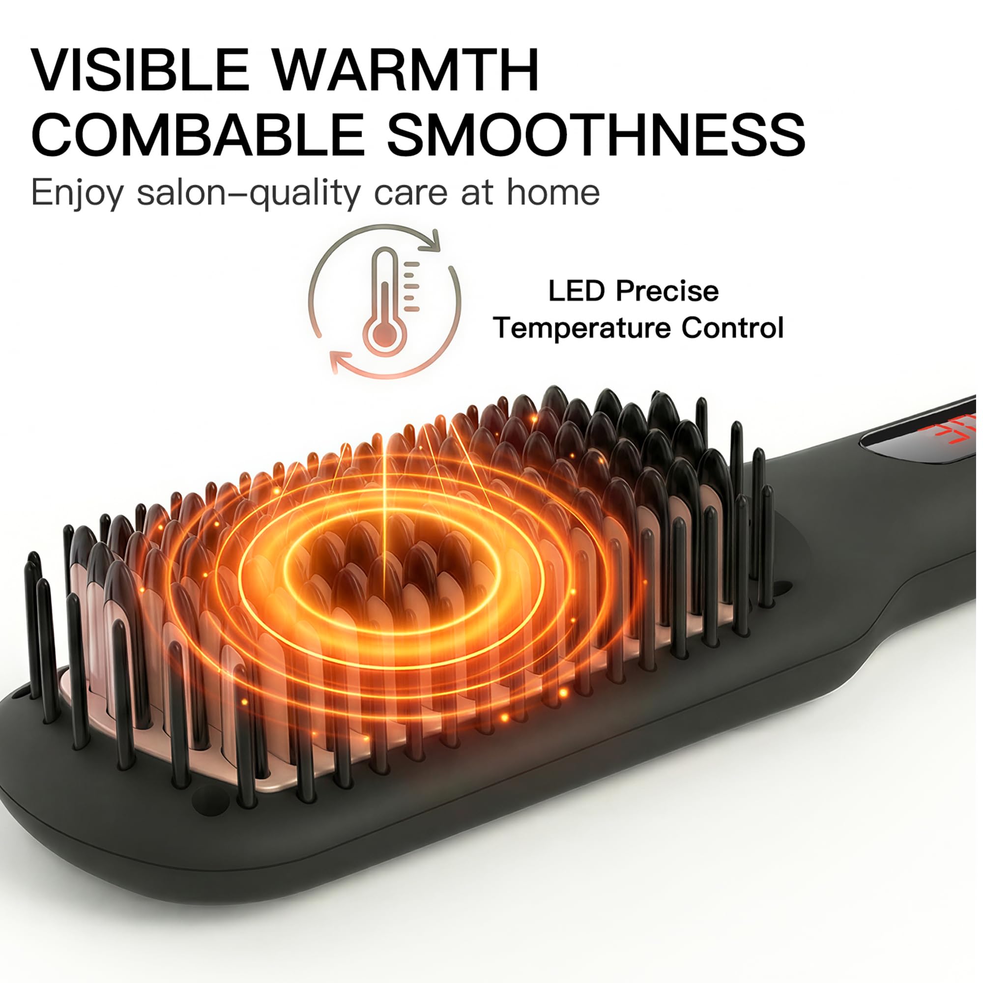 MEGAWISE LCD temperature display showing clear settings for precise heat control