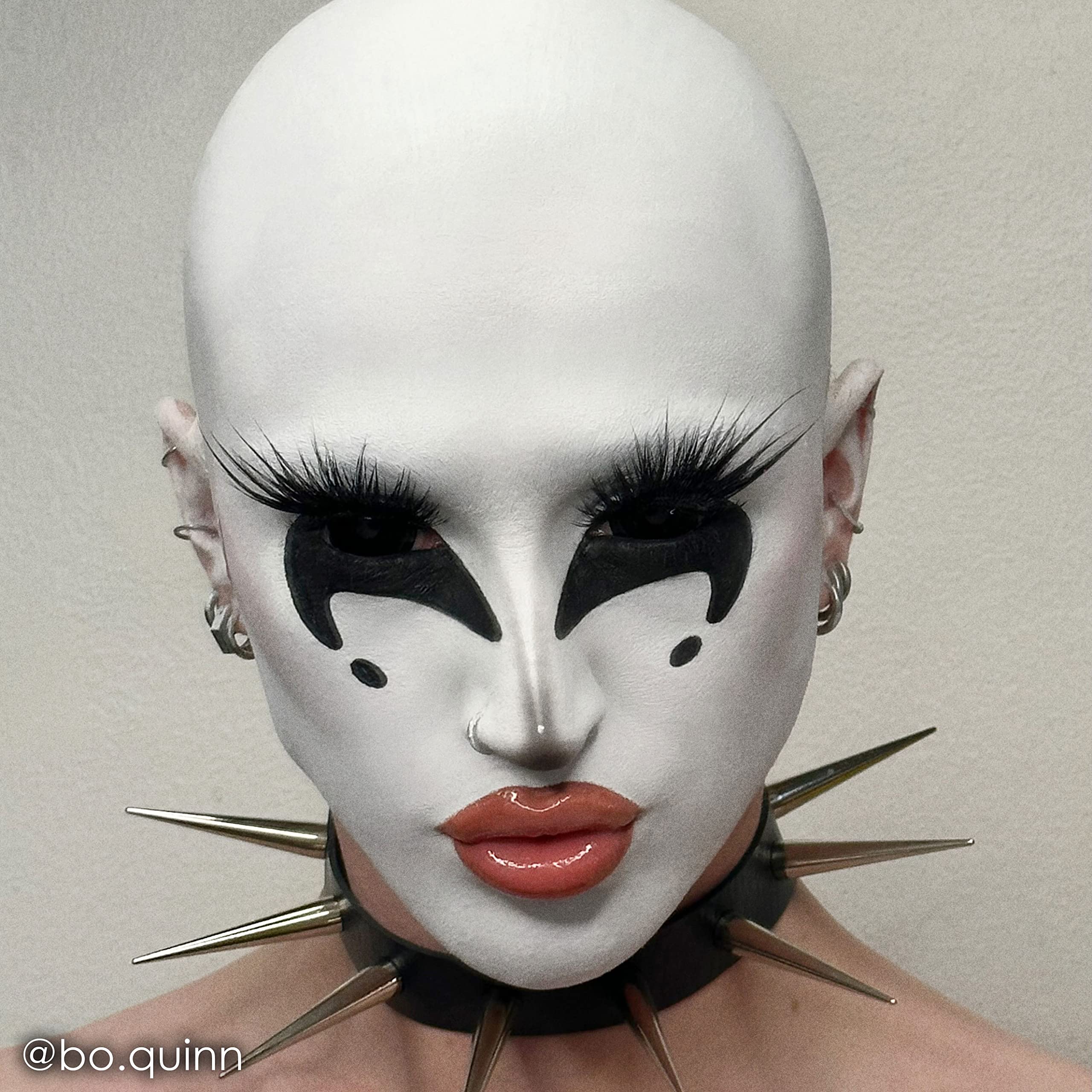 Performer wearing Mehron Clown White on stage showing durable, photo-ready finish benefit