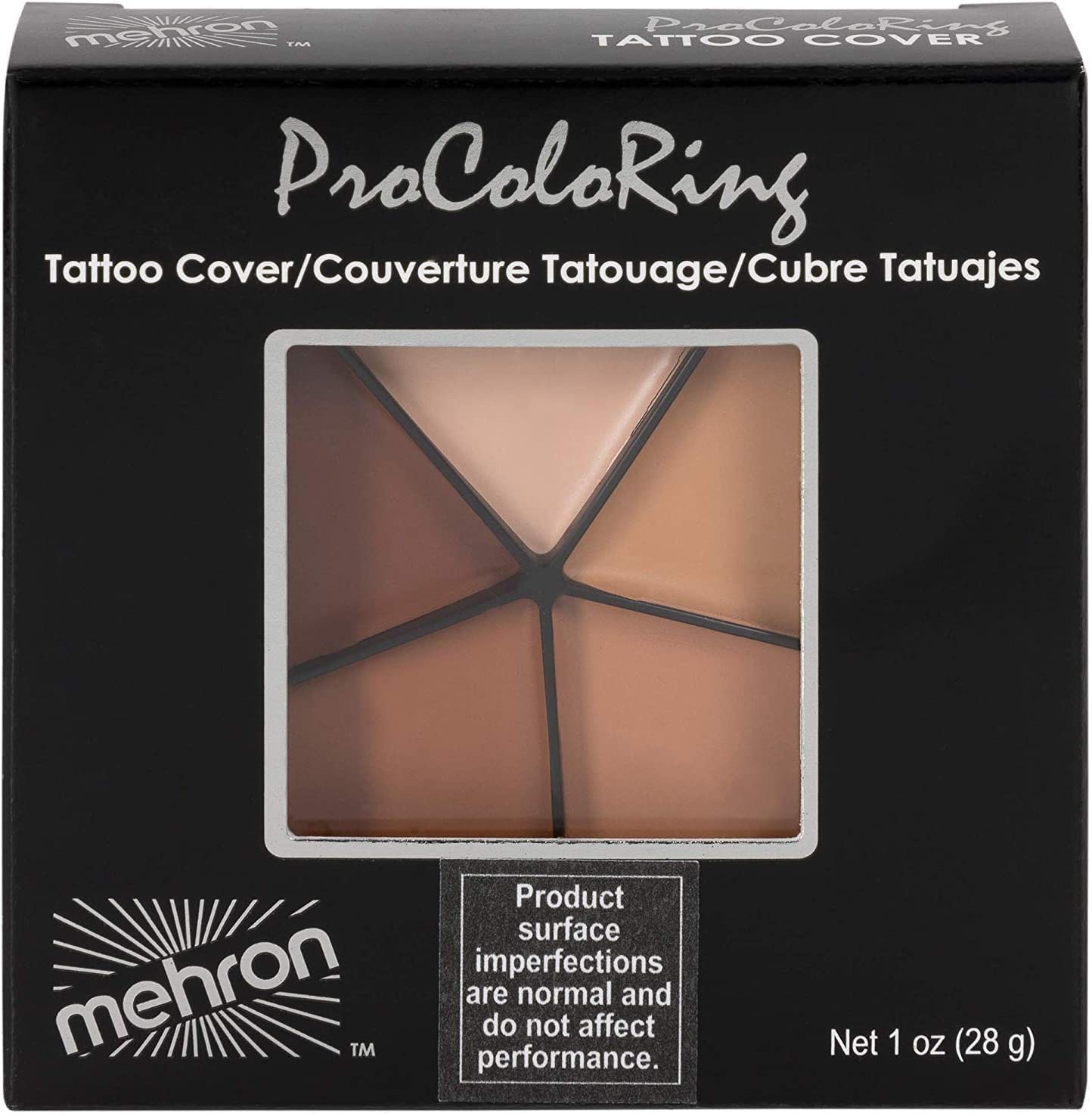 Mehron Makeup cream texture close-up illustrating smooth blendability and coverage