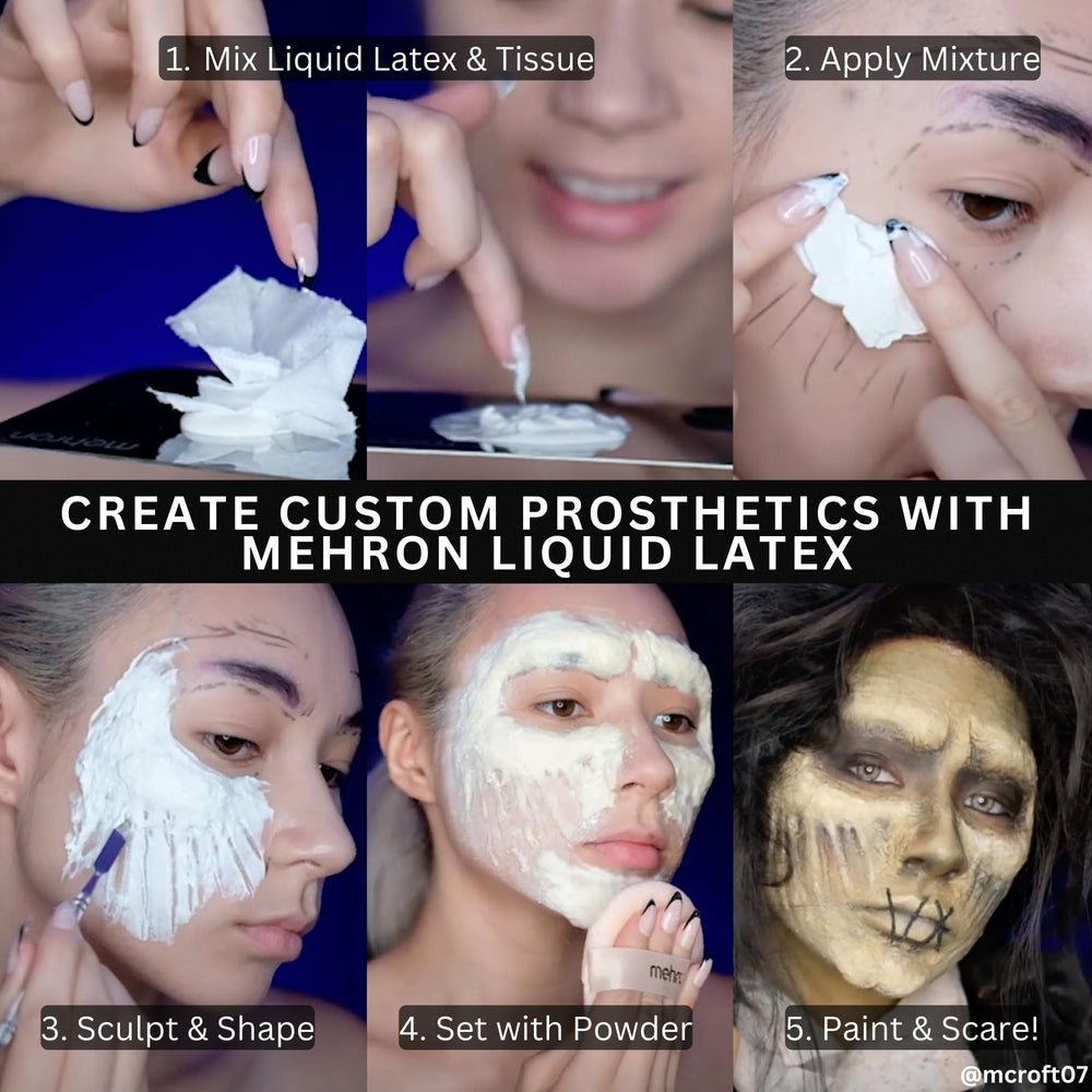 Mehron Makeup product label and ingredients helping users check formula and vegan status