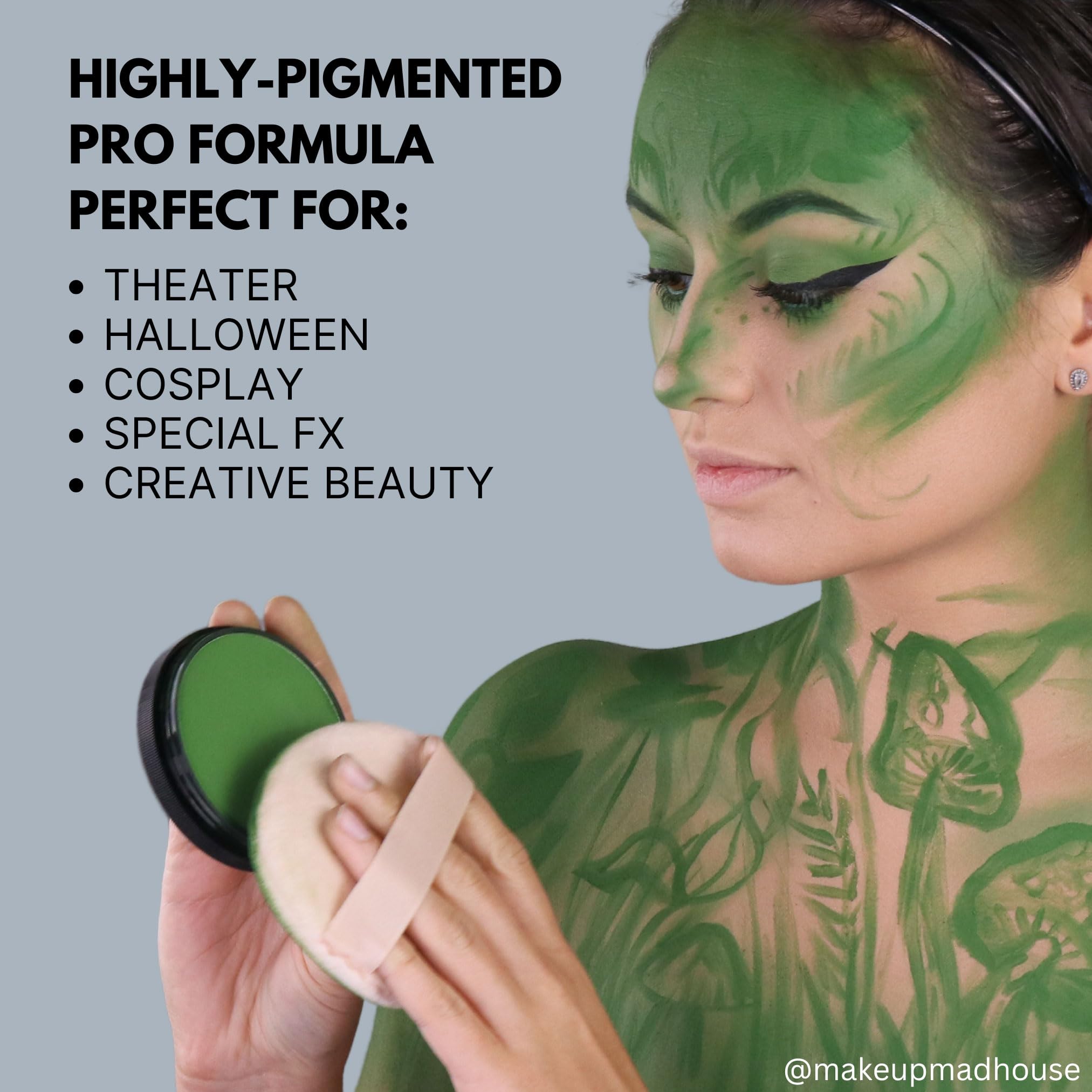 Mehron StarBlend detailed eyeliner usage showing precise lines and control