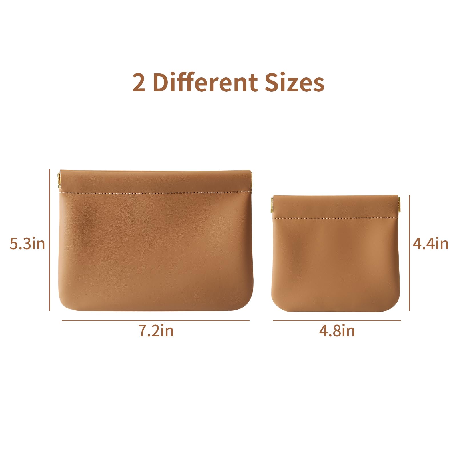 MEIBOOCH pouches inside a purse showing neat organization and quick access