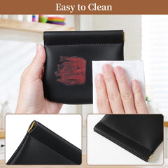 MEIBOOCH larger pouch open showing two interior pockets, neat storage