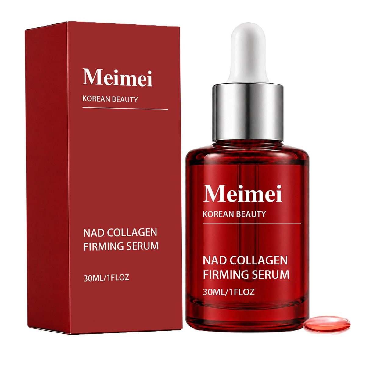 Meimei front packaging showing bottle and brand for clear product identification and trust
