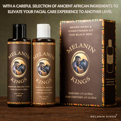 Melanin Kings wash lathering in hand showing gentle cleanse and moisture