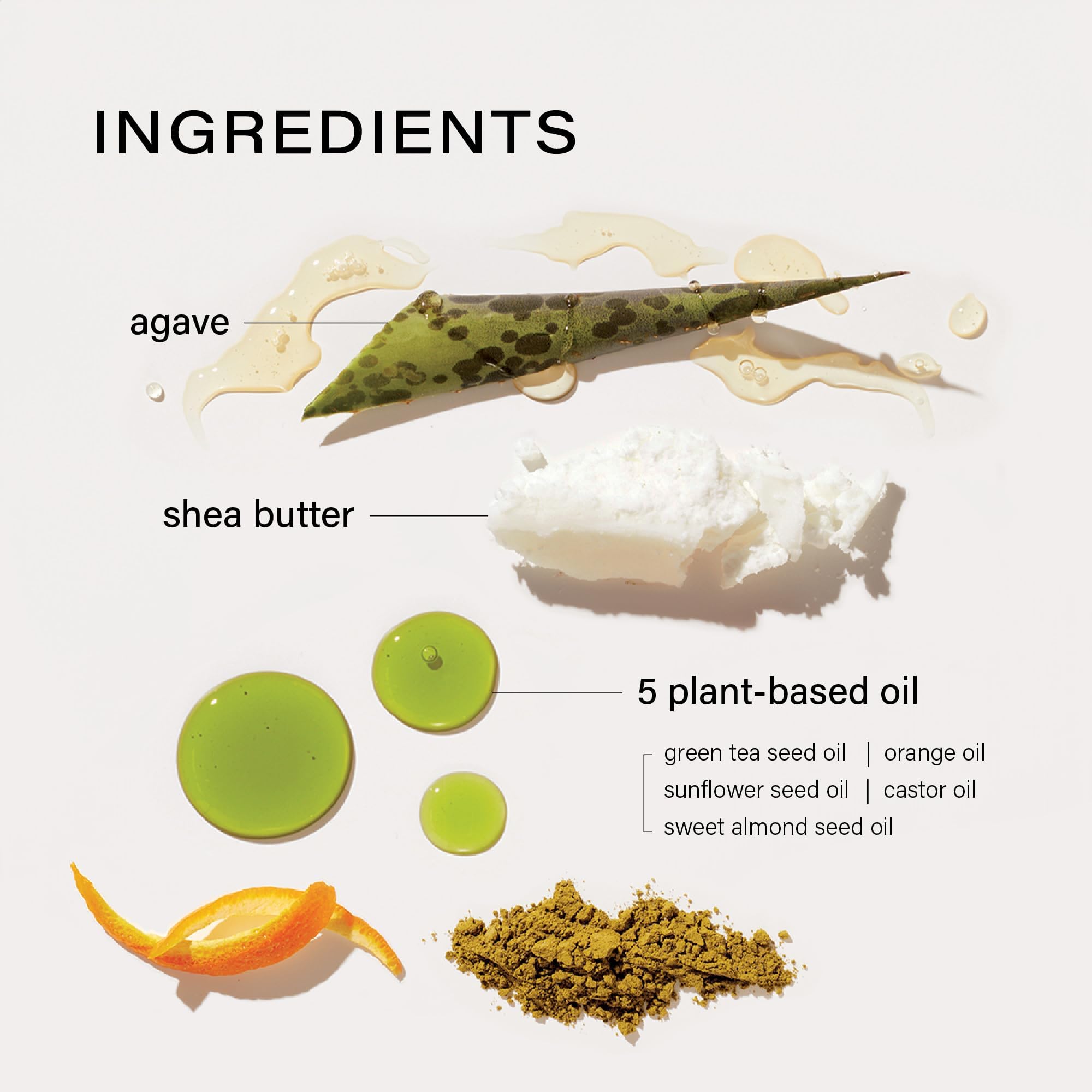 Melixir lip butter with agave and shea butter ingredients for hydration