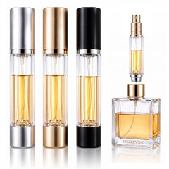 MELLEVOK front view of 8ml atomizer showing sleek design and portability