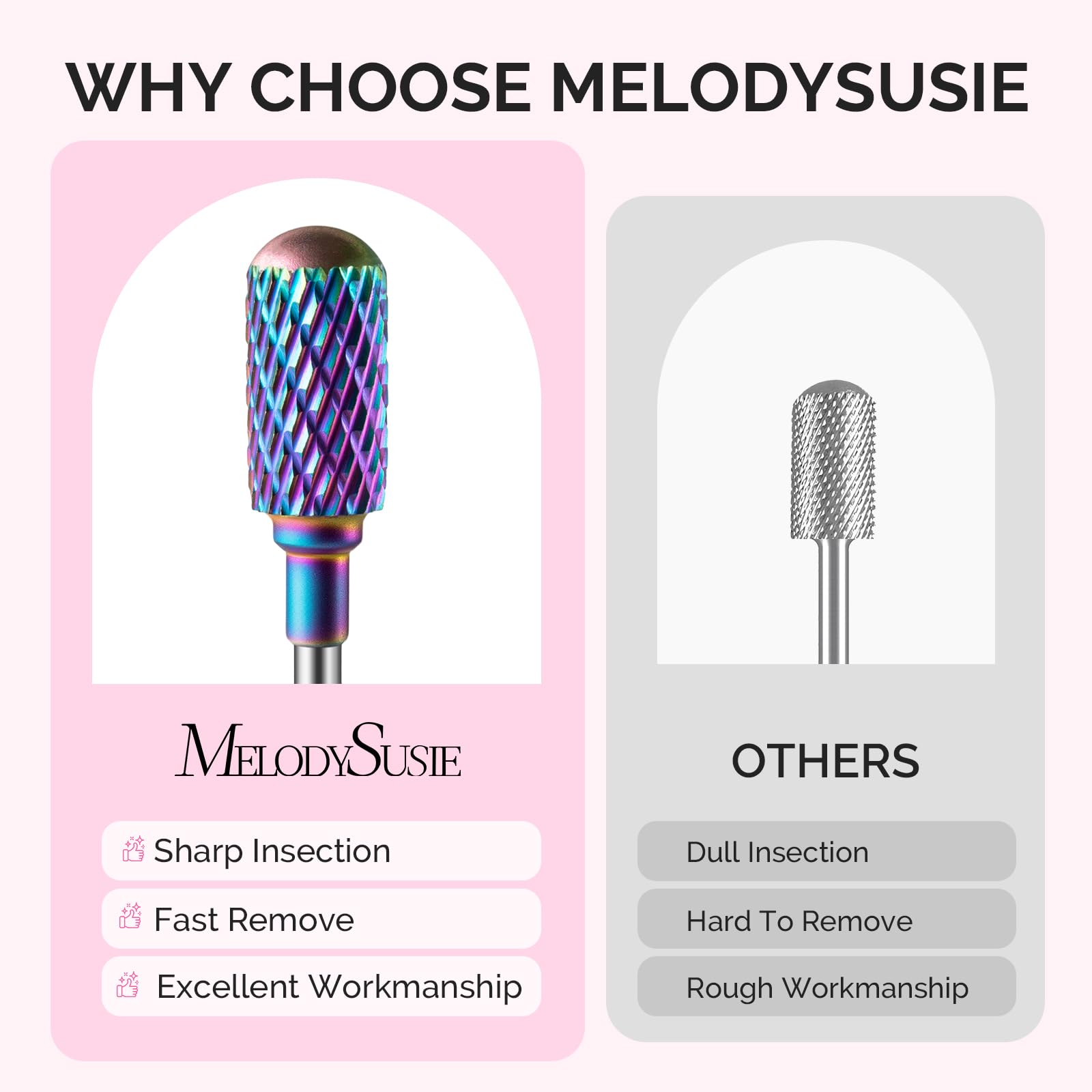 MelodySusie ceramic bits detail emphasizing cool shaping and fine finish