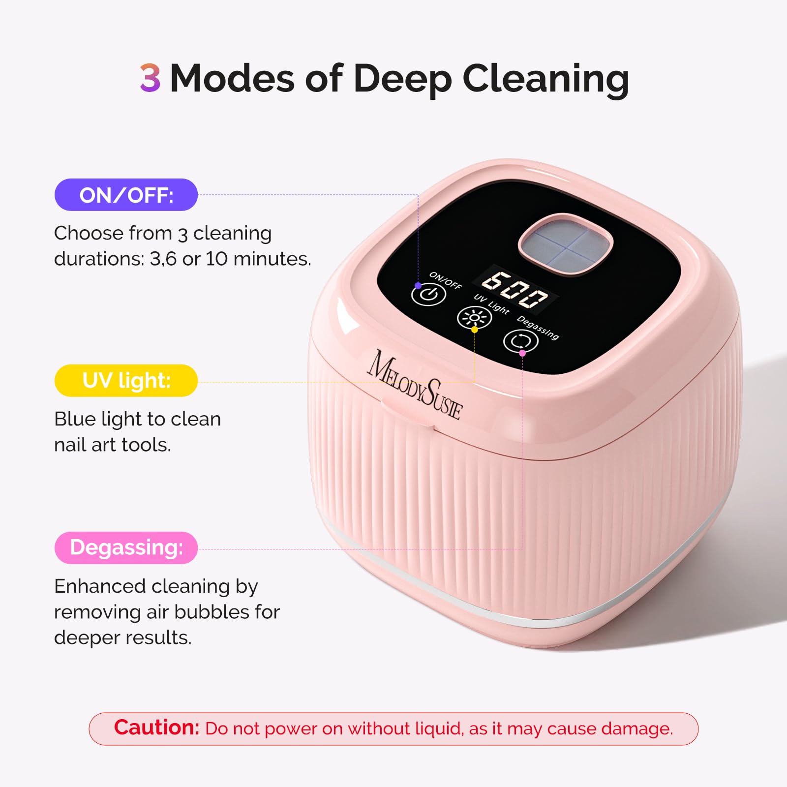MelodySusie DL-160 cleaning nail art brushes and clippers showing improved tool hygiene