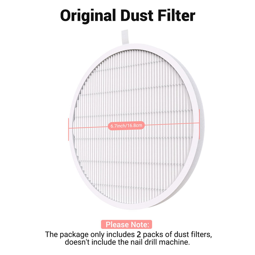 MelodySusie filter installed in a nail salon setting reducing airborne dust