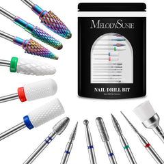 MelodySusie front packaging showing full 13-piece kit for versatile nail work