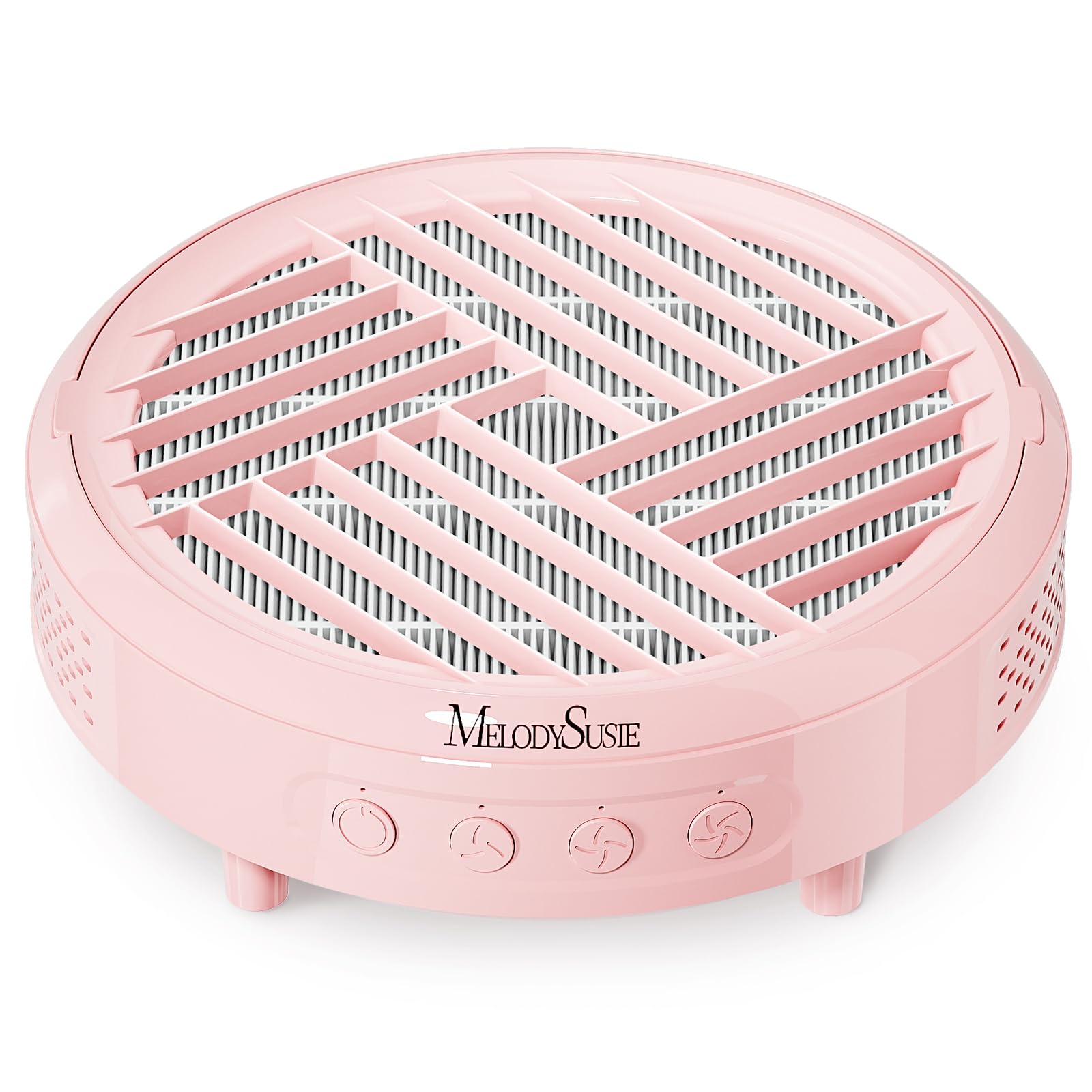 MelodySusie HPro front view showing intake grille and compact design for cleaner nail filing