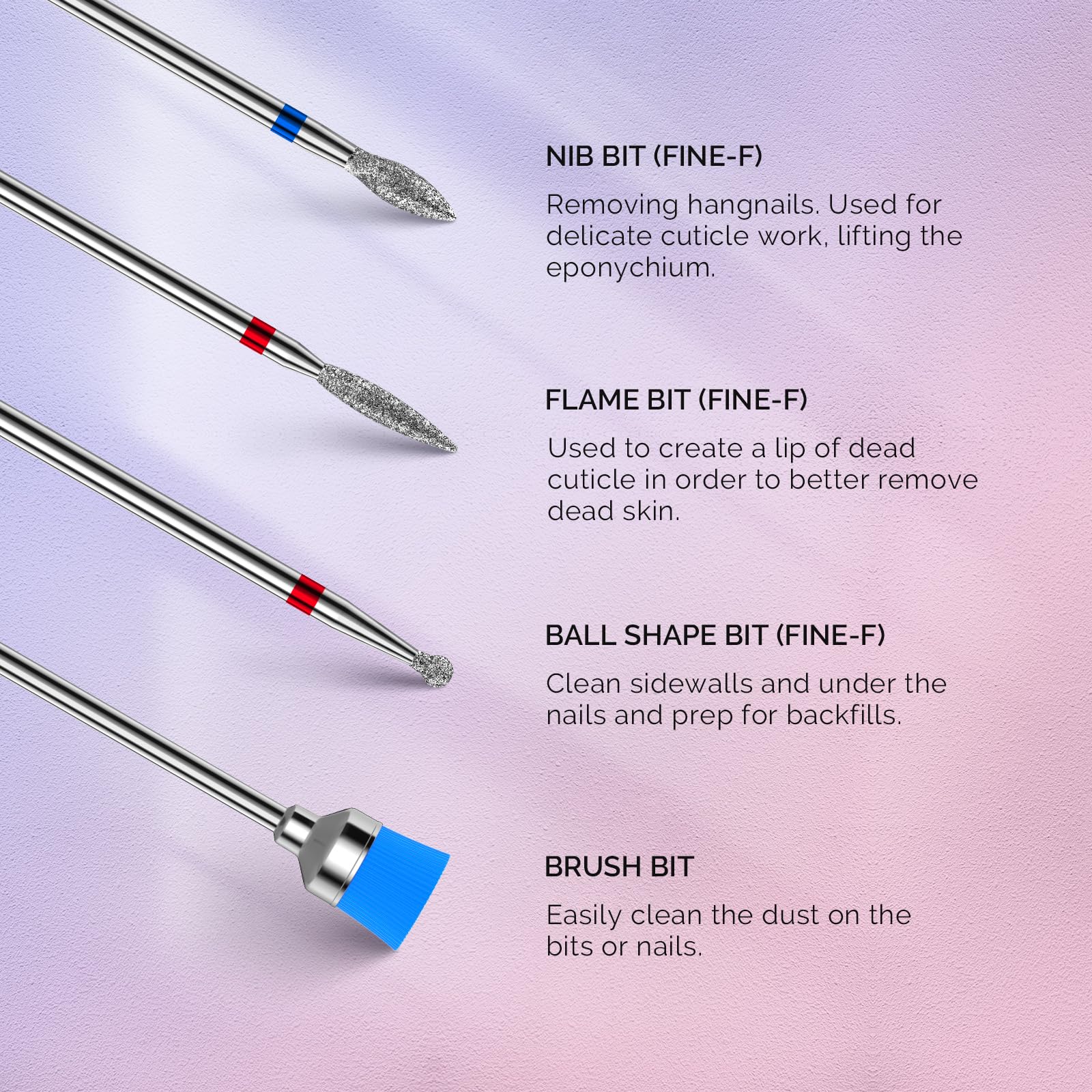 MelodySusie bits in use removing acrylic to show fast material reduction and control