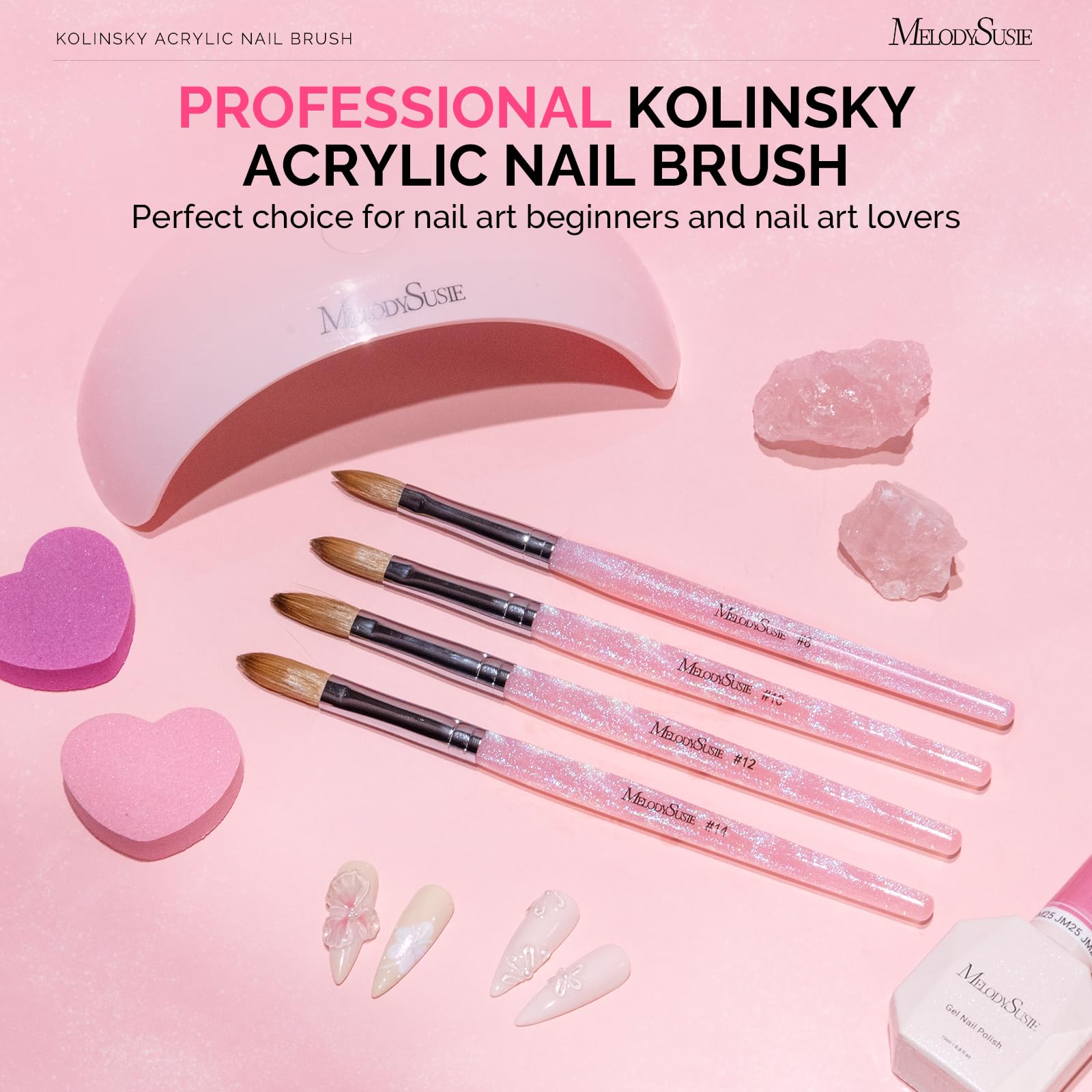MelodySusie brush staged in salon setting for professional-ready appearance