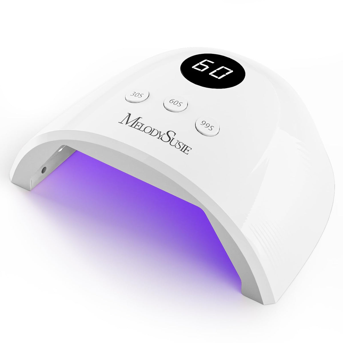 MelodySusie P-Plus30F front view showing compact lamp and sleek outer shell