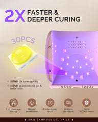 MelodySusie P-Plus30I close-up of 30 upgraded LEDs showing powerful, even light distribution
