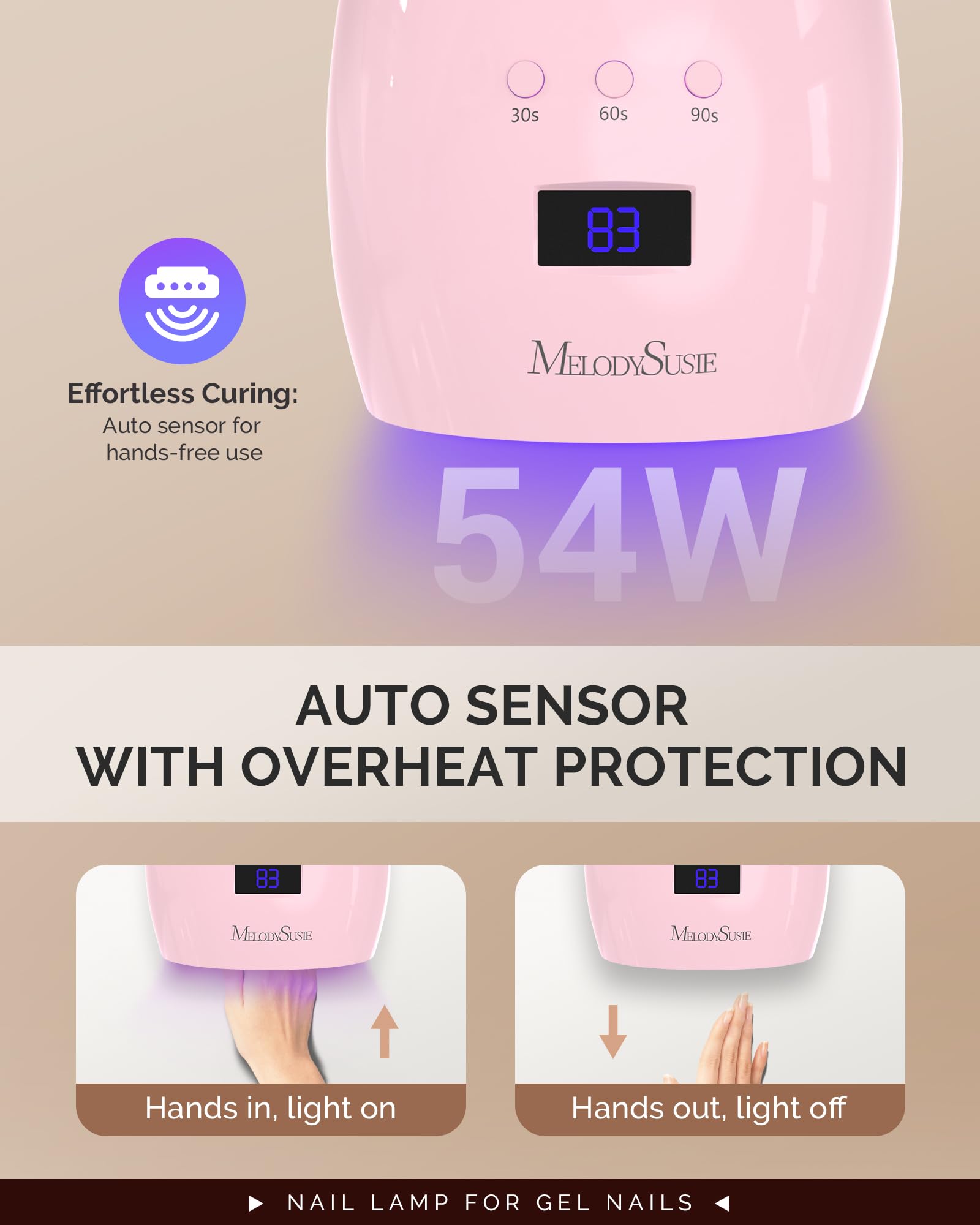 MelodySusie P-Plus30I size comparison with a hand to show scale and portability benefit